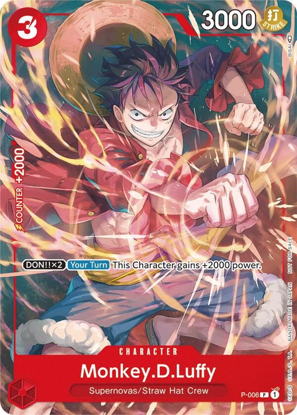 Monkey.D.Luffy - P-006 [Tournament Pack Vol. 1]