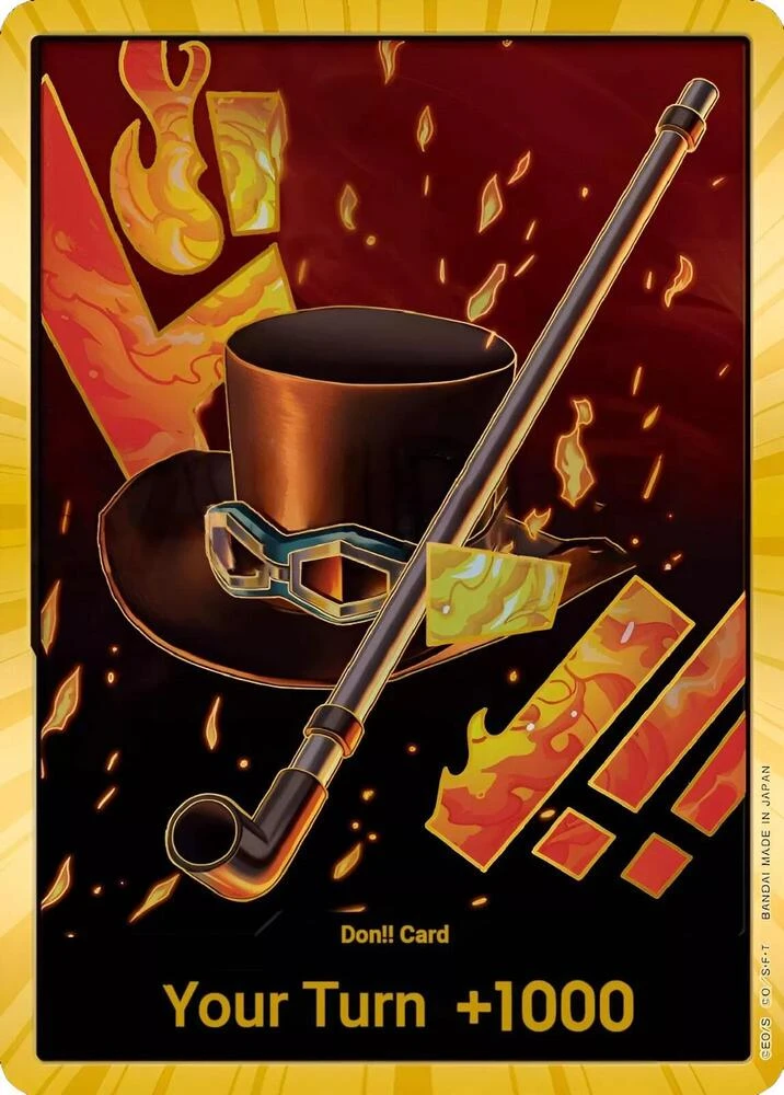DON!! Card [Sabo] [Gold]