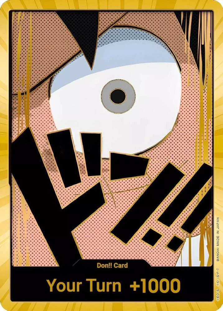 DON!! Card [Luffy] [Gold]