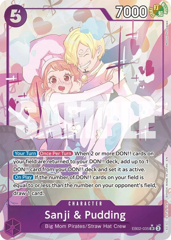 Sanji & Pudding [Alternate Art]