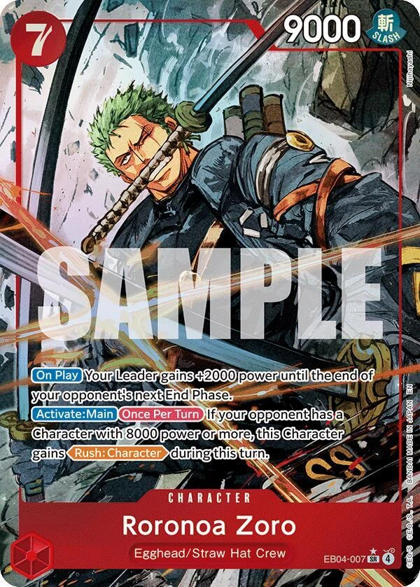 Roronoa Zoro [EB04-007] [Alternate Art]
