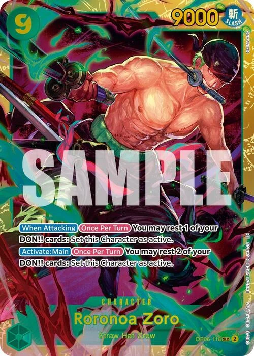 Roronoa Zoro - OP06-118 [Reprint]