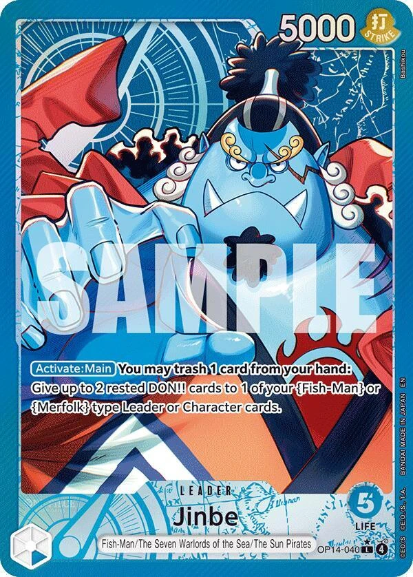 Jinbe - OP14-040 [Alternate Art]