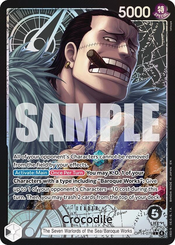 Crocodile - OP14-079 [Alternate Art]