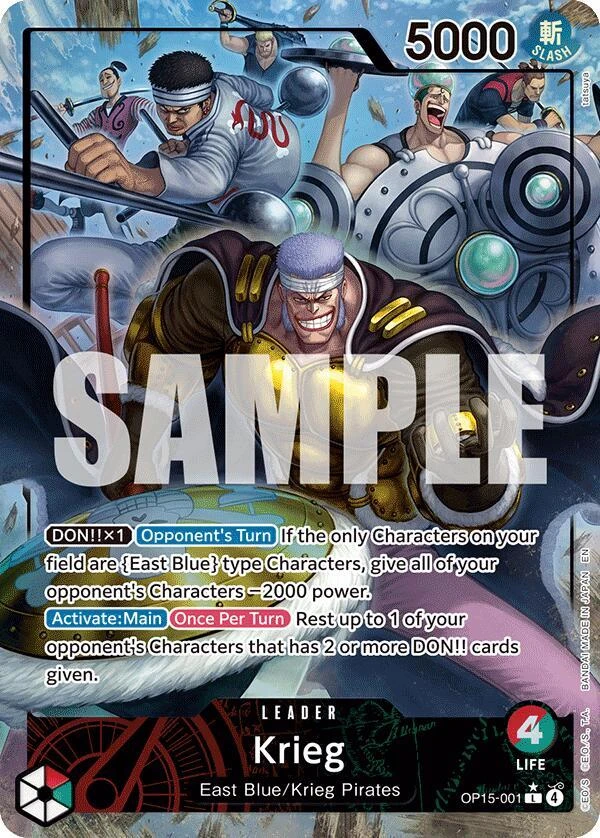 Krieg [OP15-001] [Alternate Art]
