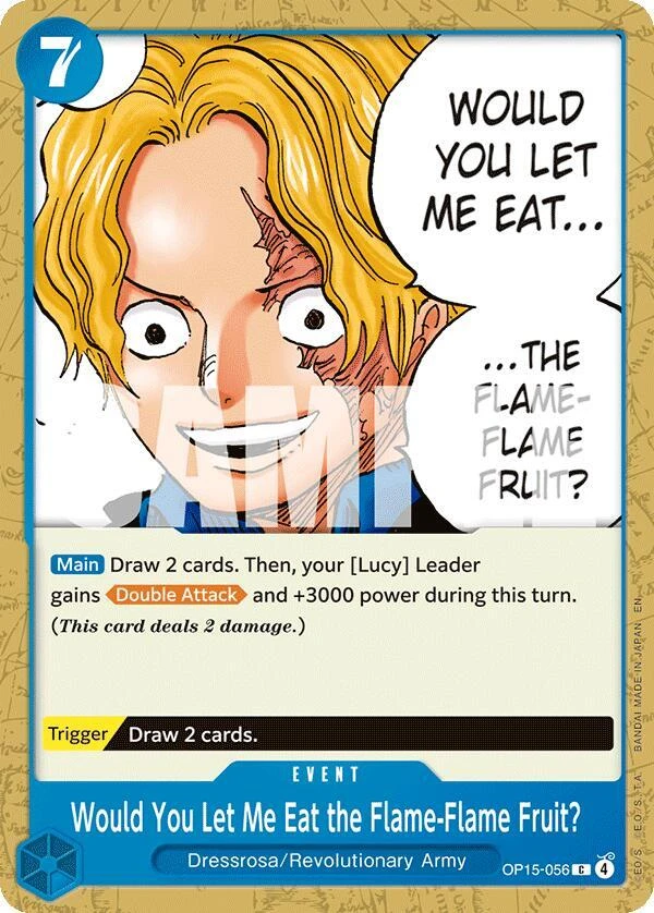Would You Let Me Eat the Flame-Flame Fruit? Would You Let Me Eat the Flame-Flame Fruit?