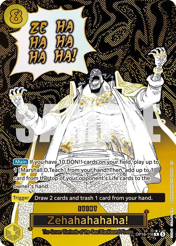 Zehahahahaha! [Alternate Art]