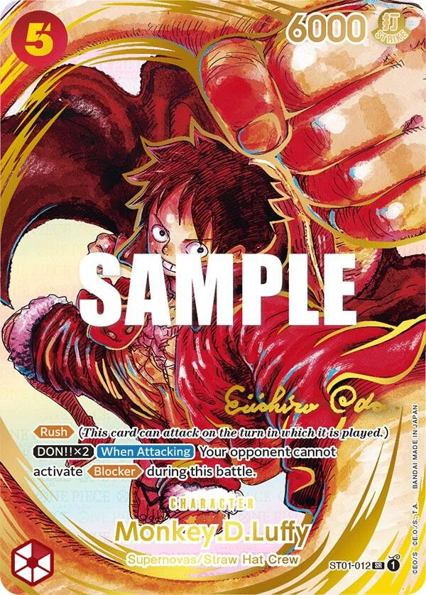 Monkey.D.Luffy [Alternate Art] [Gold-Stamped Signature]