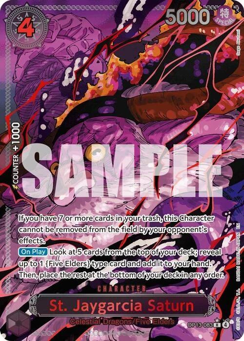 St. Jaygarcia Saturn [Special Rare]