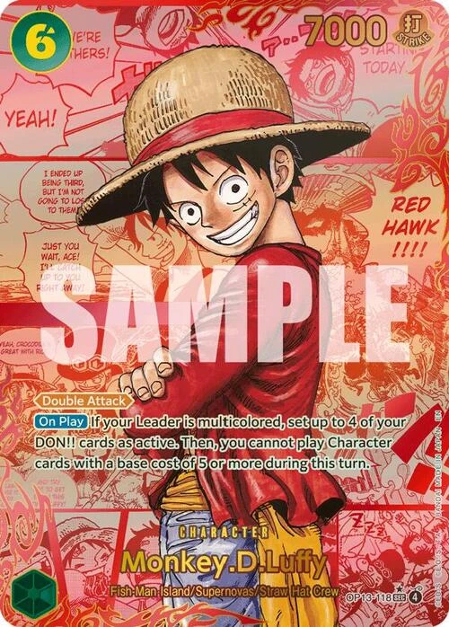 Monkey.D.Luffy [Red Manga Panel Alternate Art | Secret Rare]