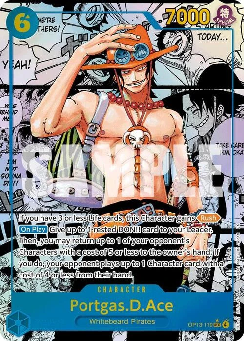 Portgas.D.Ace [Manga Panel Alternate Art | Secret Rare]