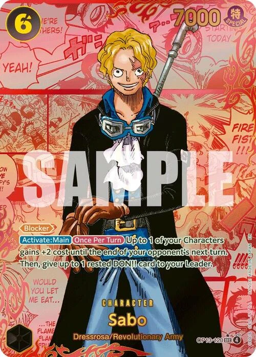Sabo [Red Manga Panel Alternate Art | Secret Rare]